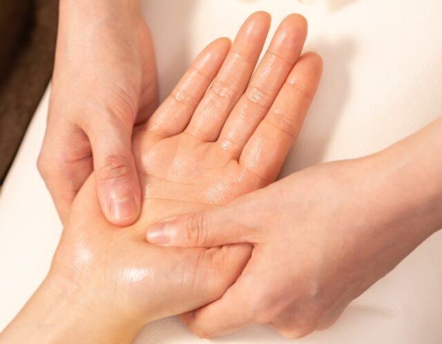 以外と見落としがちなハンド、疲れている方多いです